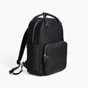 Lo & Sons Rowledge Bag Backpack Black & Gold Large
